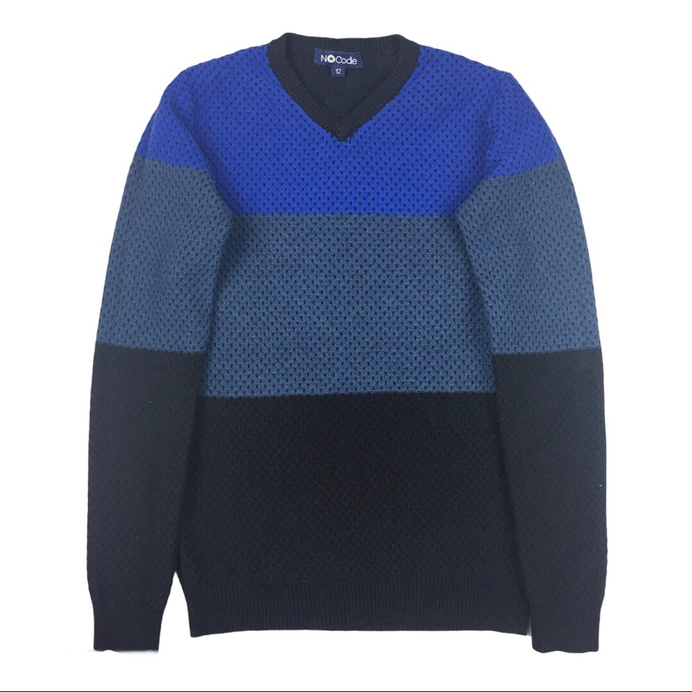 No Code Boy’s Colorblock Design Sweather Size 12